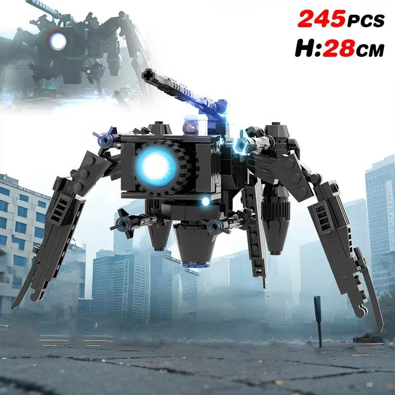 New Skibidi Toileted Giant Titan TVman Upgrade Speakerman Building Blocks Animation Figure Model Toys for Kids Ideas Gifts Christmas - ToylandEU