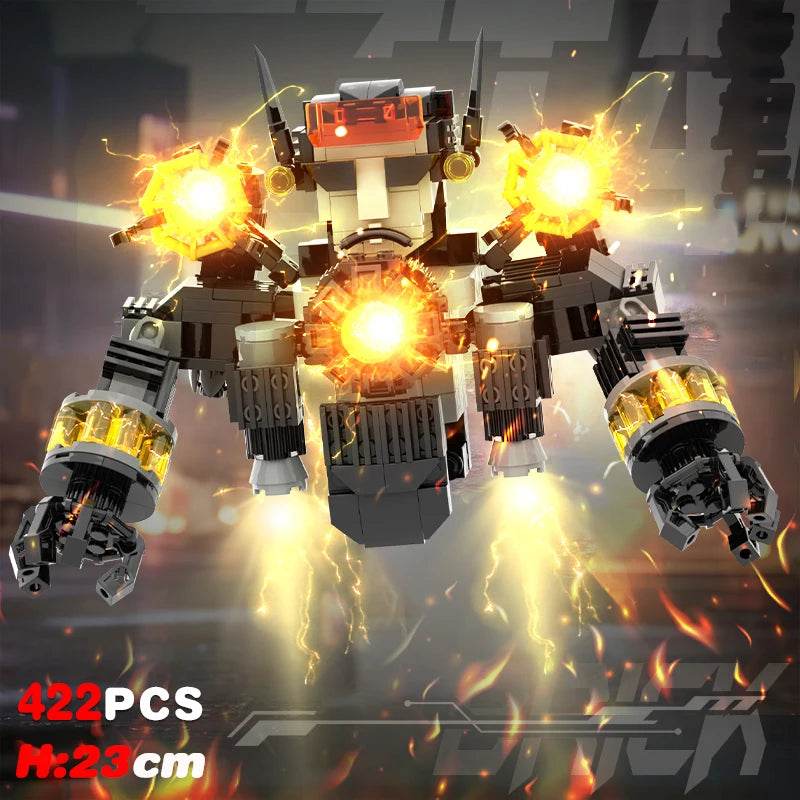 New Skibidi Toileted TVman Multi Joined Action Figures Toy - ToylandEU