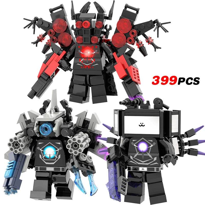 New Skibidi Toileted TVman Multi Joined Action Figures Toy - ToylandEU