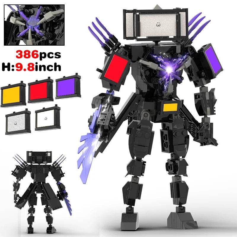 New Skibidi Toileted TVman Multi Joined Action Figures Toy - ToylandEU