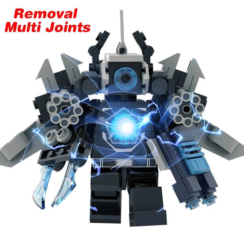 New Skibidi Toileted TVman Multi Joined Action Figures Toy - ToylandEU