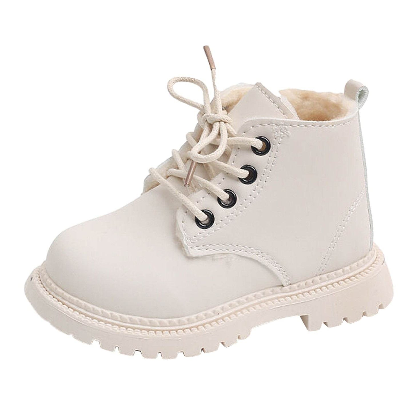 New Stylish Ankle Snow Boots for Kids - Winter Leather Sneakers for Boys & Girls Aged 1-6 - ToylandEU