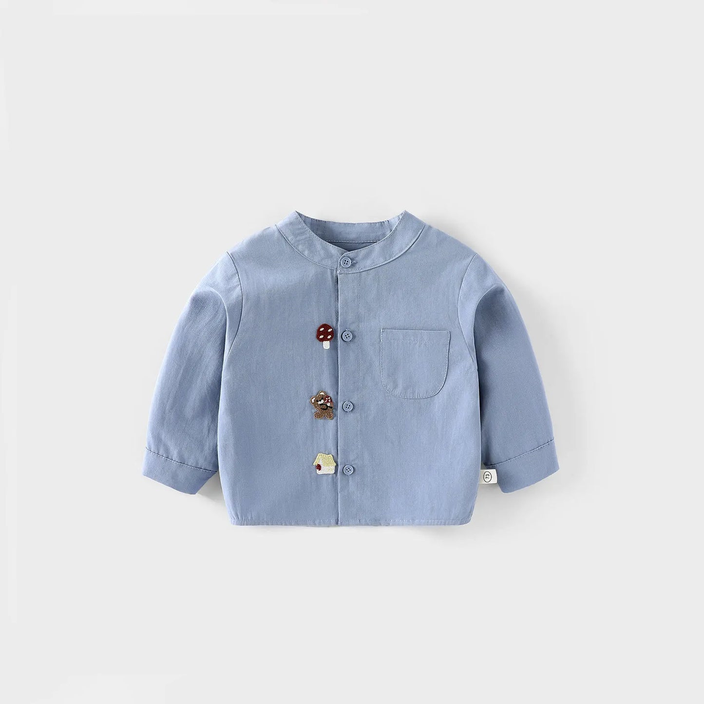 New Toddler Pants Cartoon Embroidered Harem Elastic Waist Boy Casual Striped Denim - ToylandEU