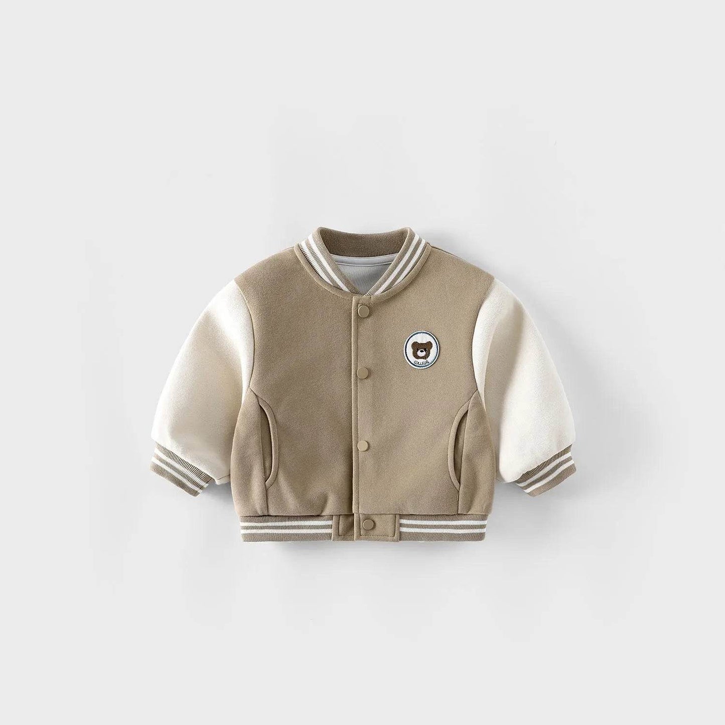 New Toddler Pants Cartoon Embroidered Harem Elastic Waist Boy Casual Striped Denim - ToylandEU