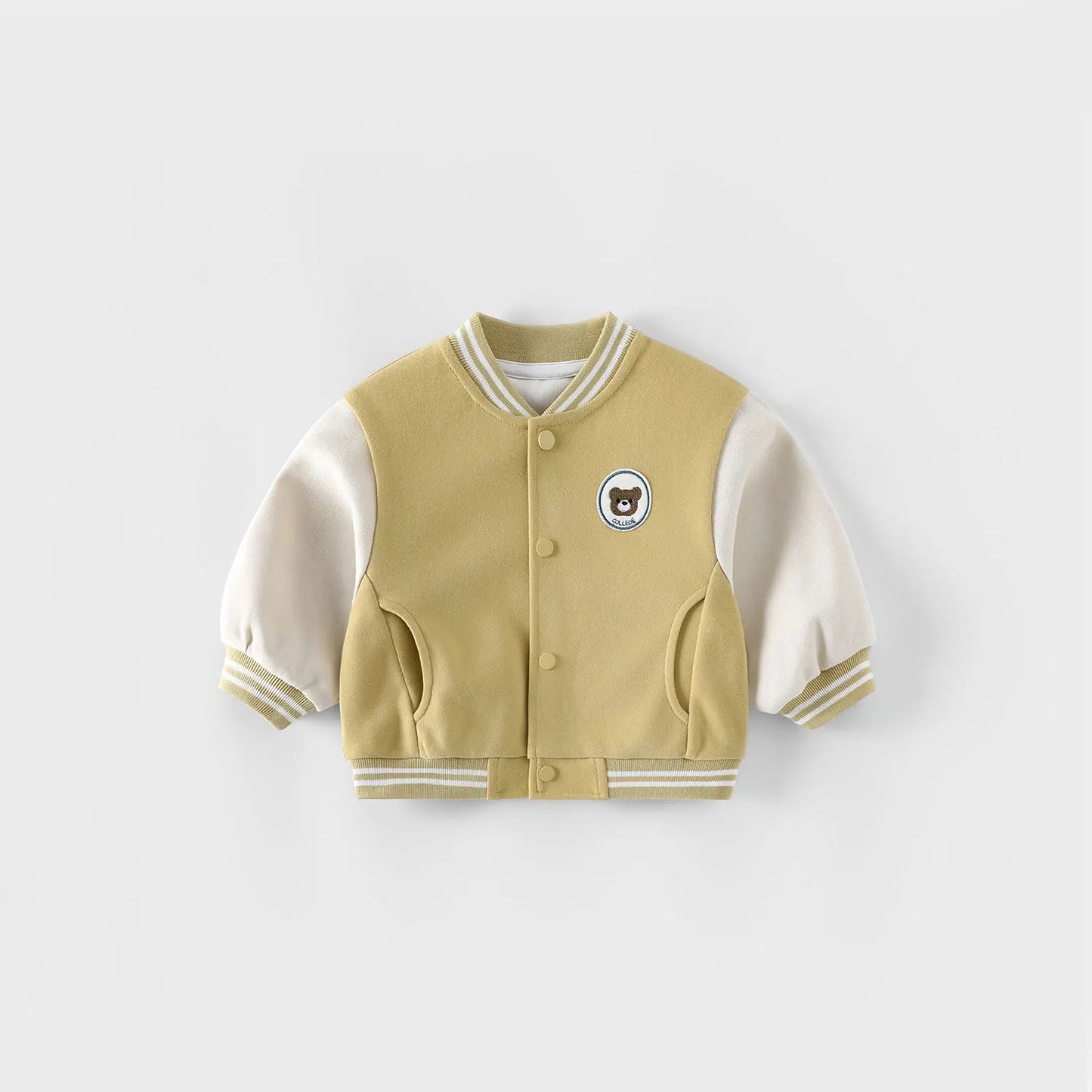 New Toddler Pants Cartoon Embroidered Harem Elastic Waist Boy Casual Striped Denim - ToylandEU