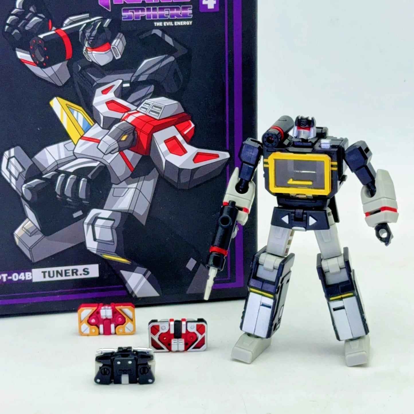 New Transformer Action Figure Black Soundwave For Kids - ToylandEU
