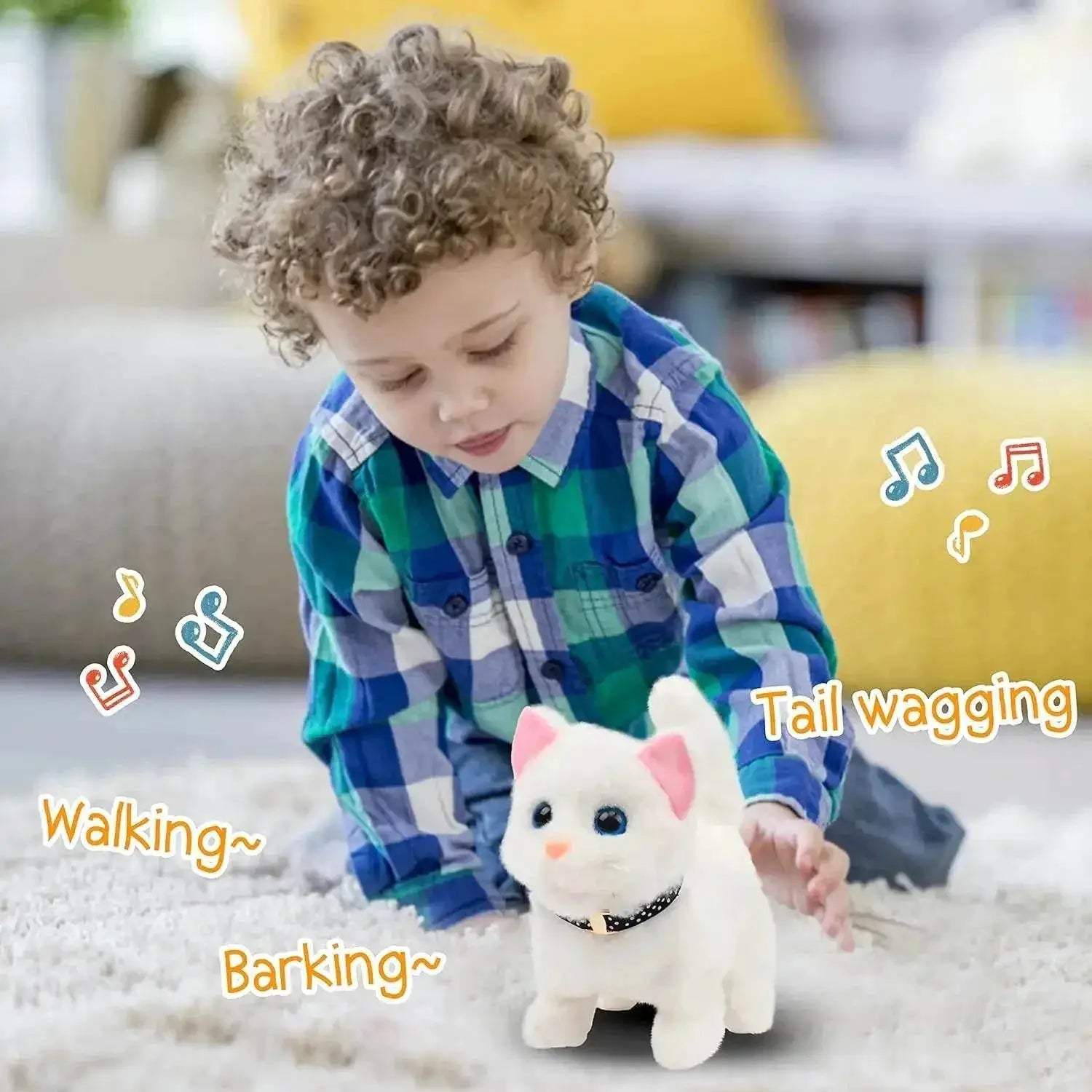 New Walking Kitty Plush Toy Interactive Meowing For Kids - ToylandEU