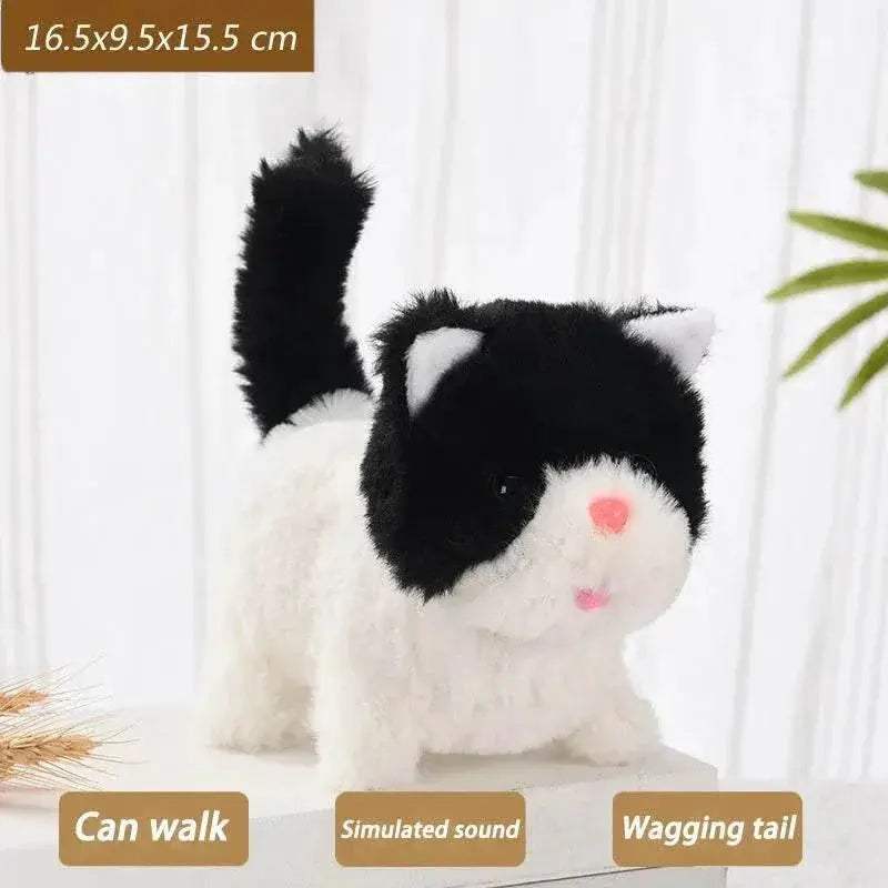 New Walking Kitty Plush Toy Interactive Meowing For Kids - ToylandEU