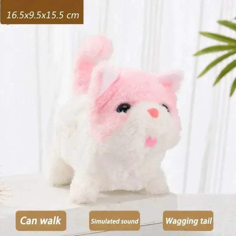 New Walking Kitty Plush Toy Interactive Meowing For Kids - ToylandEU