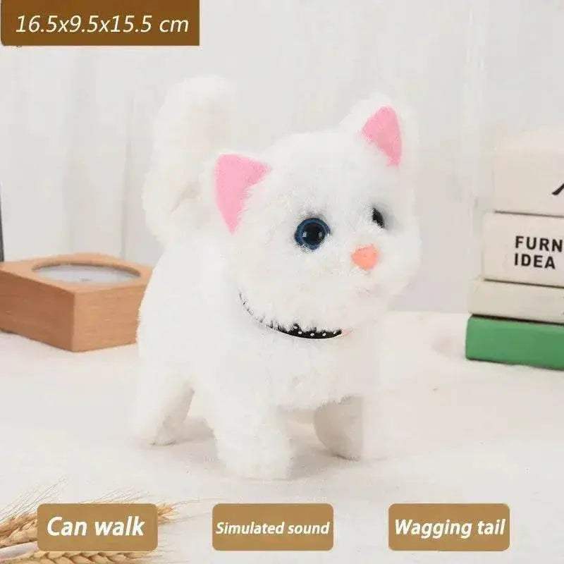New Walking Kitty Plush Toy Interactive Meowing For Kids - ToylandEU