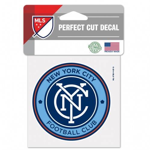 New York City FC Decal 4x4 Perfect Cut Color Outdoor Vinyl - ToylandEU
