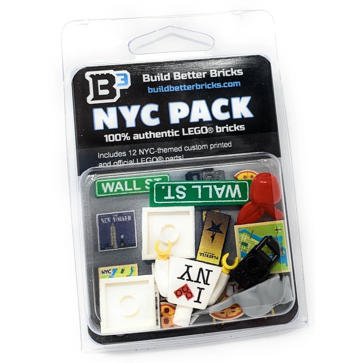 Lego Figure Accessories New York City Pack With 12 Authentic And Custom Parts For City Scenes - ToylandEU