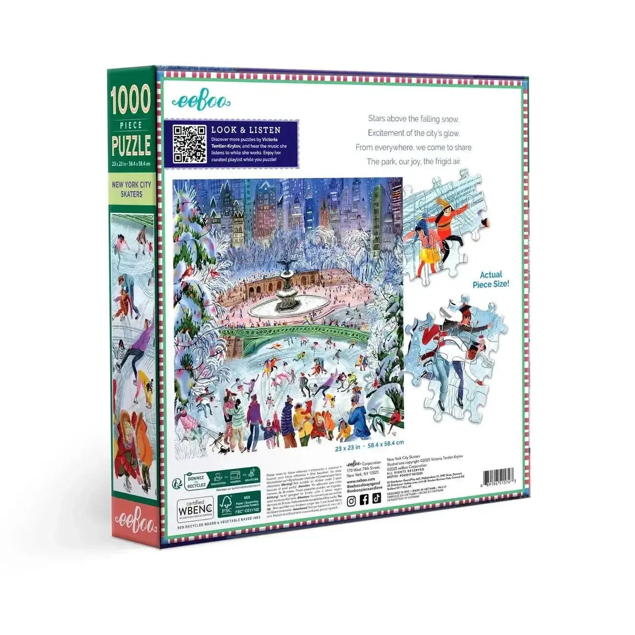 New York City Skaters 1000-Piece Jigsaw Puzzle Glow -  ToylandEU™