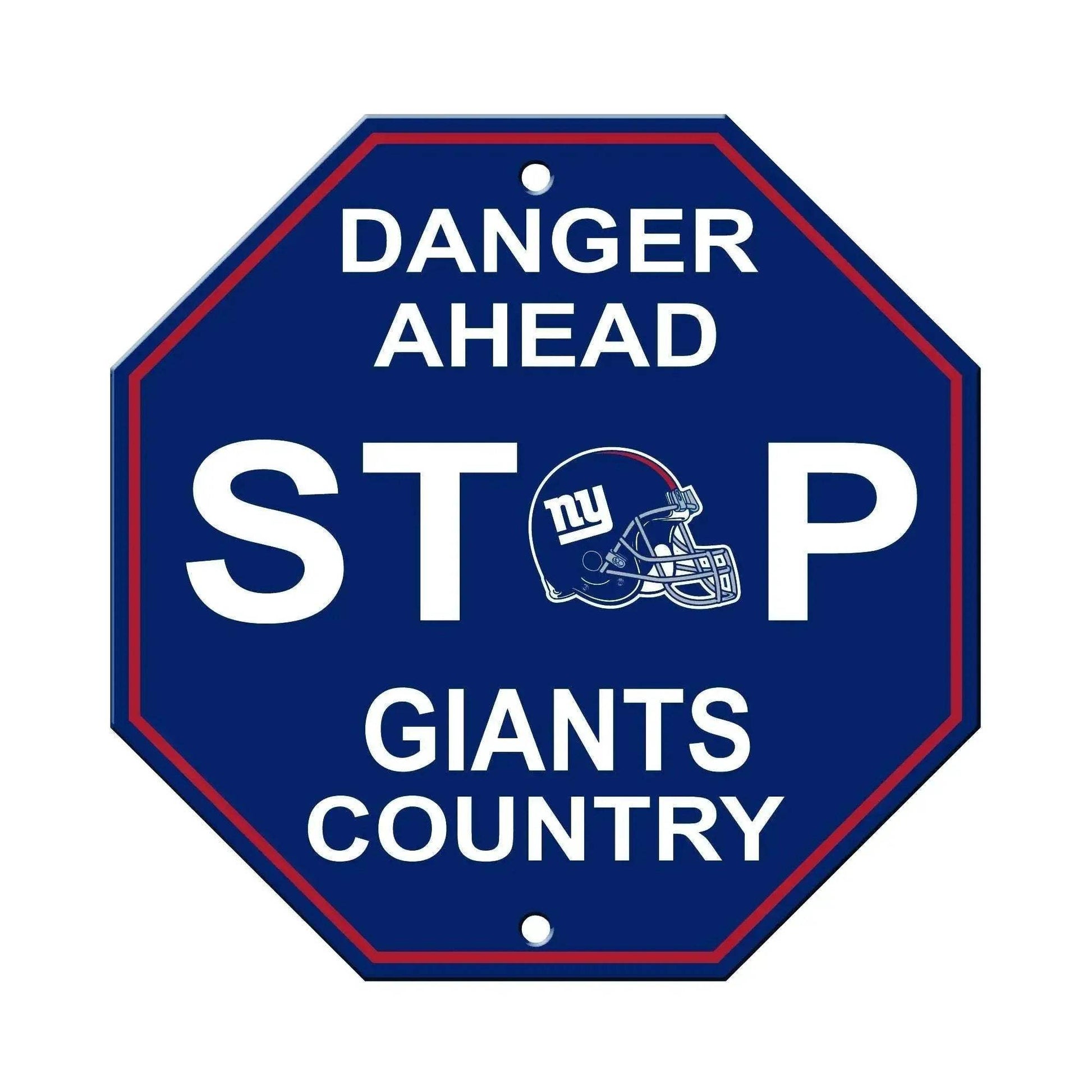  New York Giants 12x12 Plastic Stop Style Sign for Man Cave -  ToylandEU™