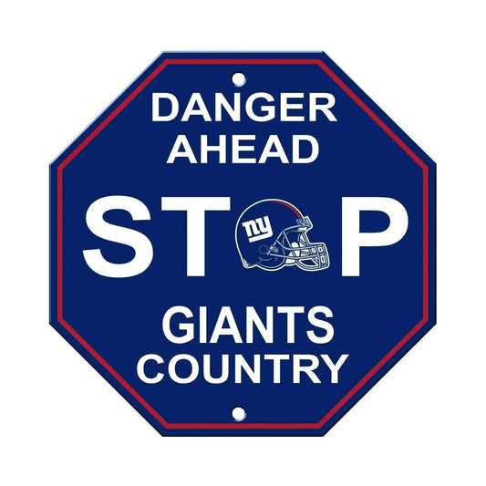  New York Giants 12x12 Plastic Stop Style Sign for Man Cave -  ToylandEU™
