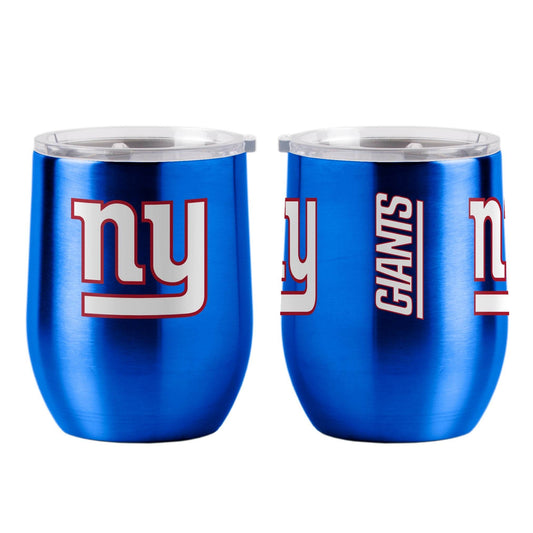 New York Giants 16oz Stainless Steel Travel Tumbler Curved - ToylandEU
