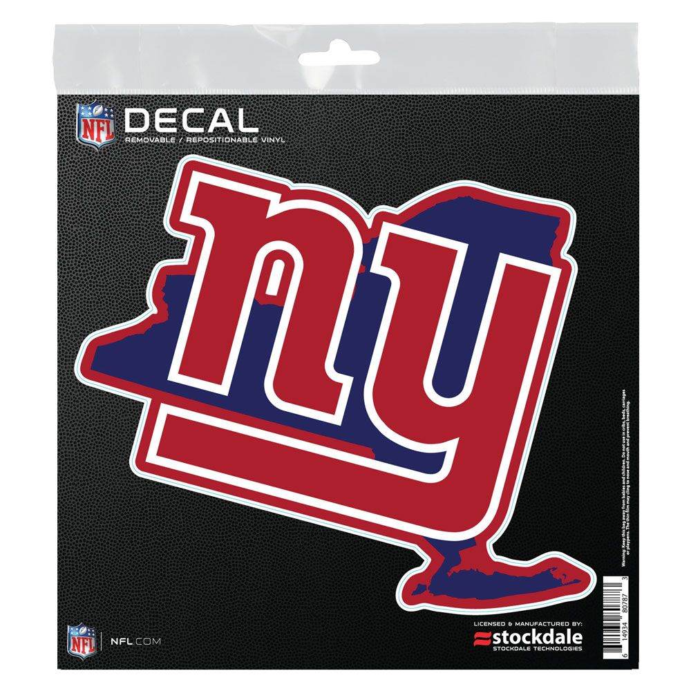New York Giants 6x6 All Surface State Shape Decal Vinyl - ToylandEU