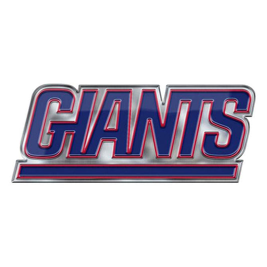 New York Giants Auto Emblem Logo 3D Embossed Aluminum - ToylandEU
