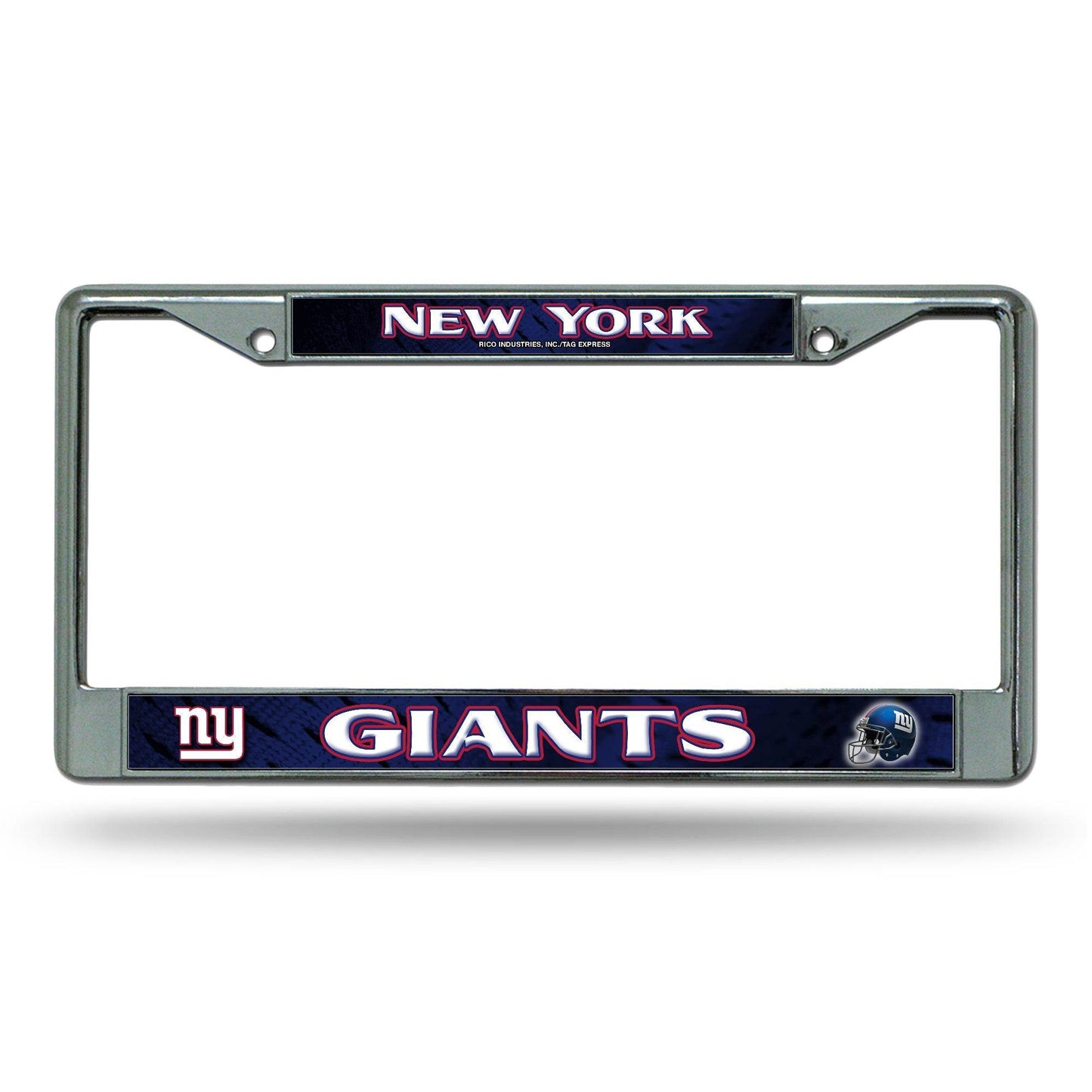 New York Giants Chrome License Plate Frame With Logo - ToylandEU