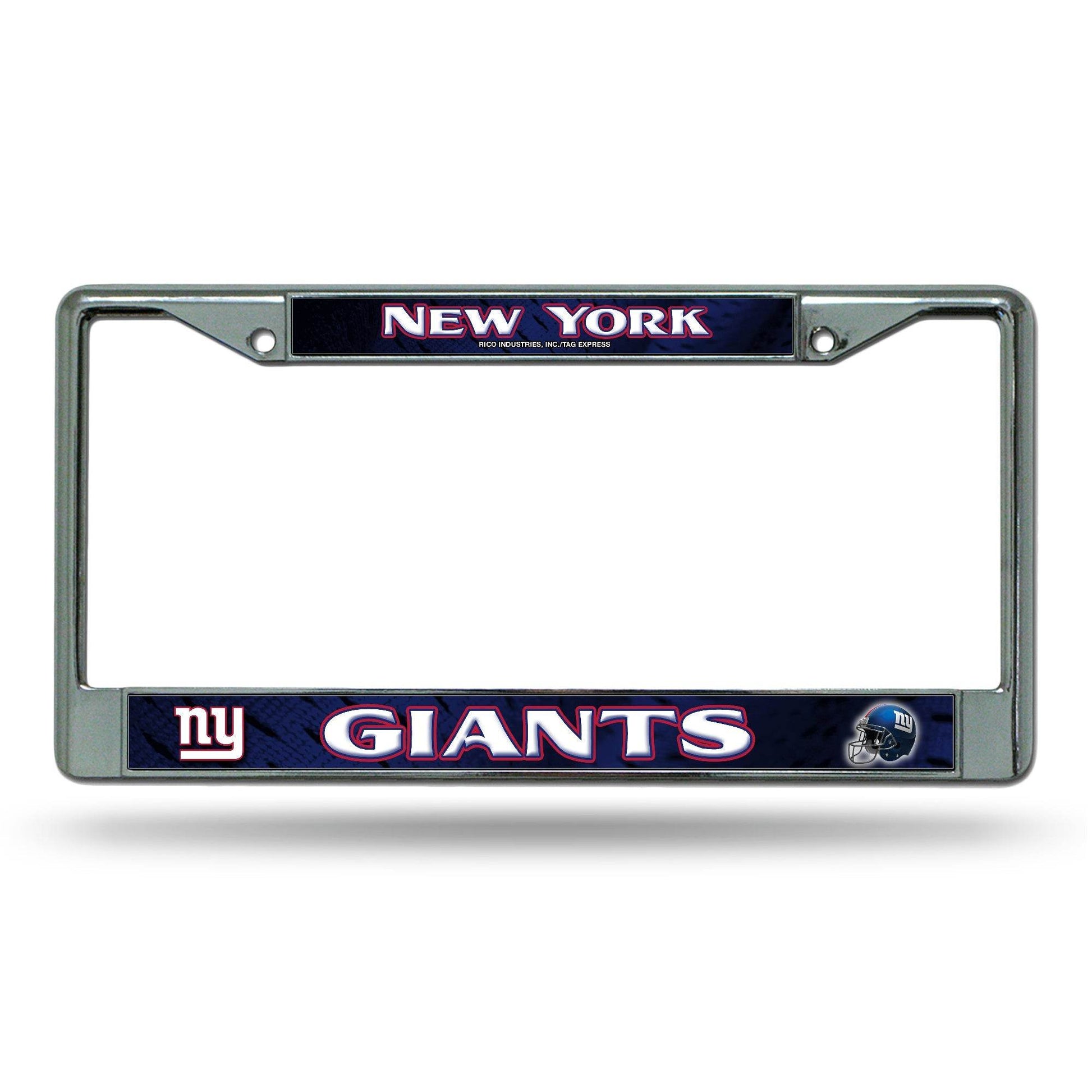New York Giants Chrome License Plate Frame With Logo - ToylandEU
