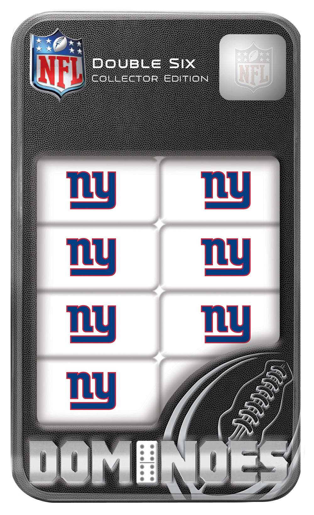 New York Giants Dominoes Set With Collectible Tin Box - ToylandEU