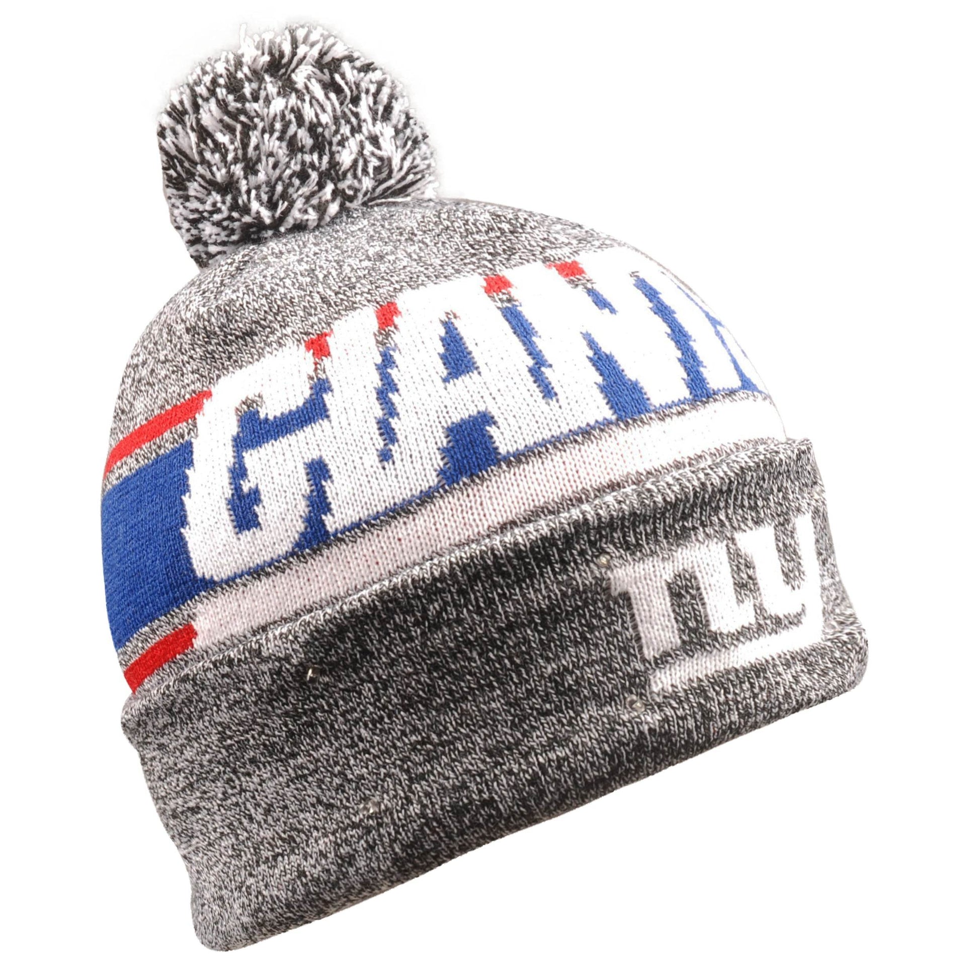 New York Giants Gray Stripe Light Up Beanie Winter Cap - ToylandEU