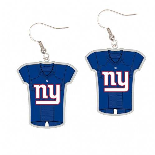 New York Giants Jersey Style Earrings Officially Licensed - ToylandEU