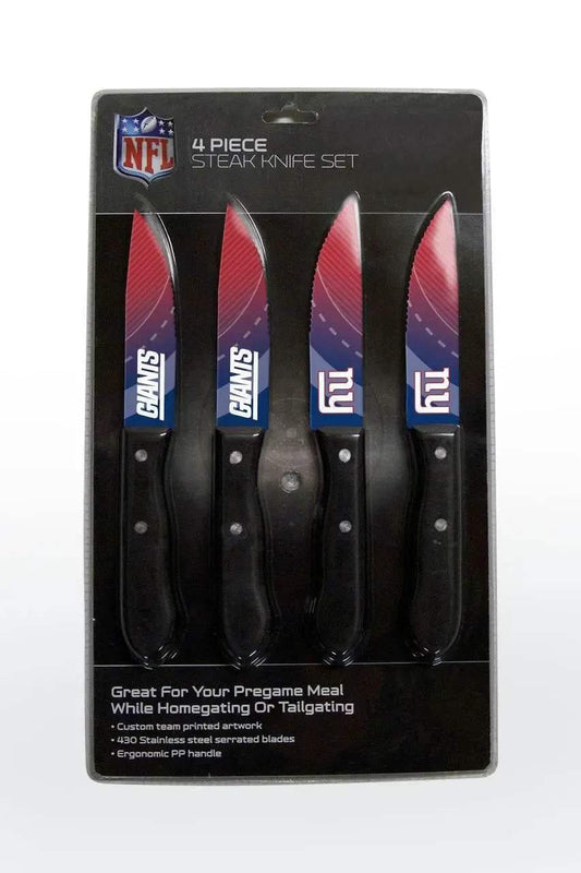  New York Giants Knife Set 4 Pack Serrated Stainless Steel -  ToylandEU™