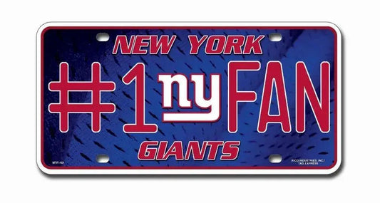  New York Giants License Plate #1 Fan -  ToylandEU™