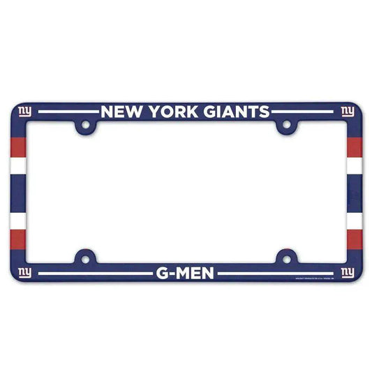  New York Giants License Plate Frame Plastic Full Color Style -  ToylandEU™