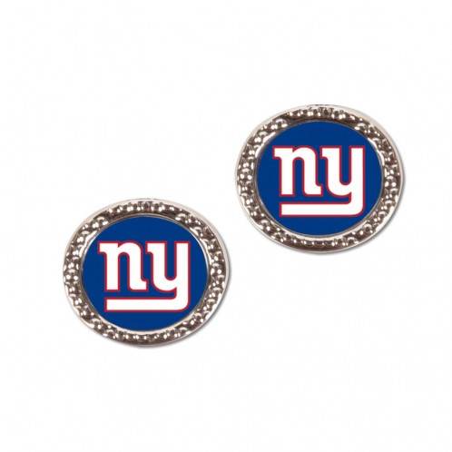 New York Giants Licensed Post Style Earrings Logo Design - ToylandEU