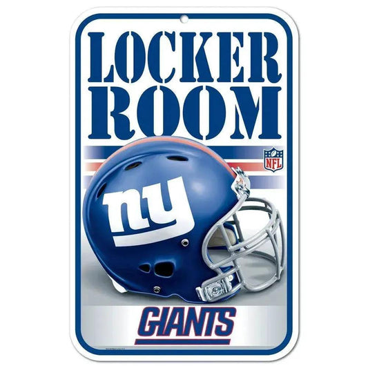  New York Giants Locker Room Sign 11x17 Plastic Plaque -  ToylandEU™