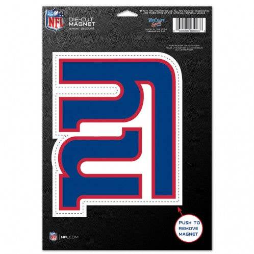 New York Giants Magnet 6.5x9 Die Cut Logo Special Order - ToylandEU