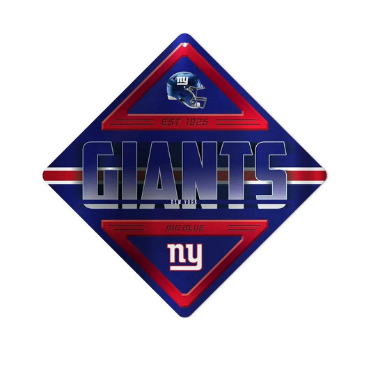  New York Giants Metal Diamond Sign 12 Inch Wall Decor -  ToylandEU™