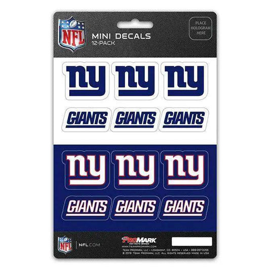  New York Giants Mini Decal Set 12 Pack Vinyl Die Cut -  ToylandEU™