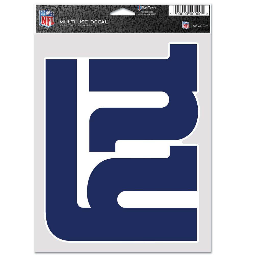 New York Giants Multi Use Decal Pack For Sports Fans - ToylandEU