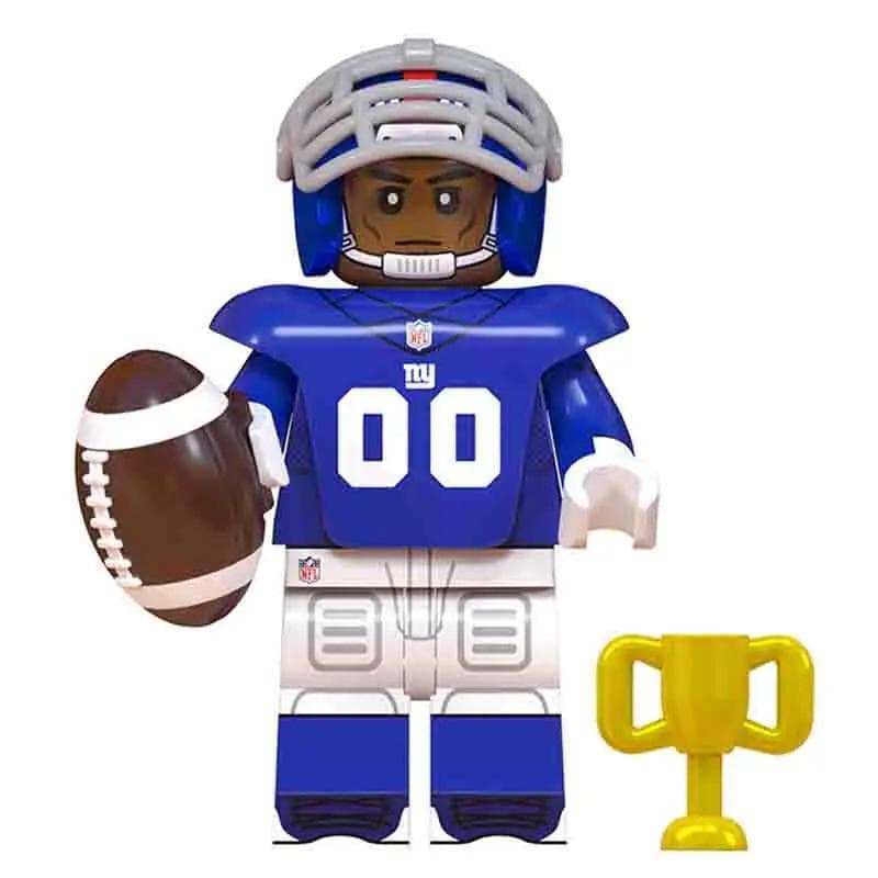New York Giants NFL Football Teams Lego Minifigures Custom Toys - Minifigure Toys