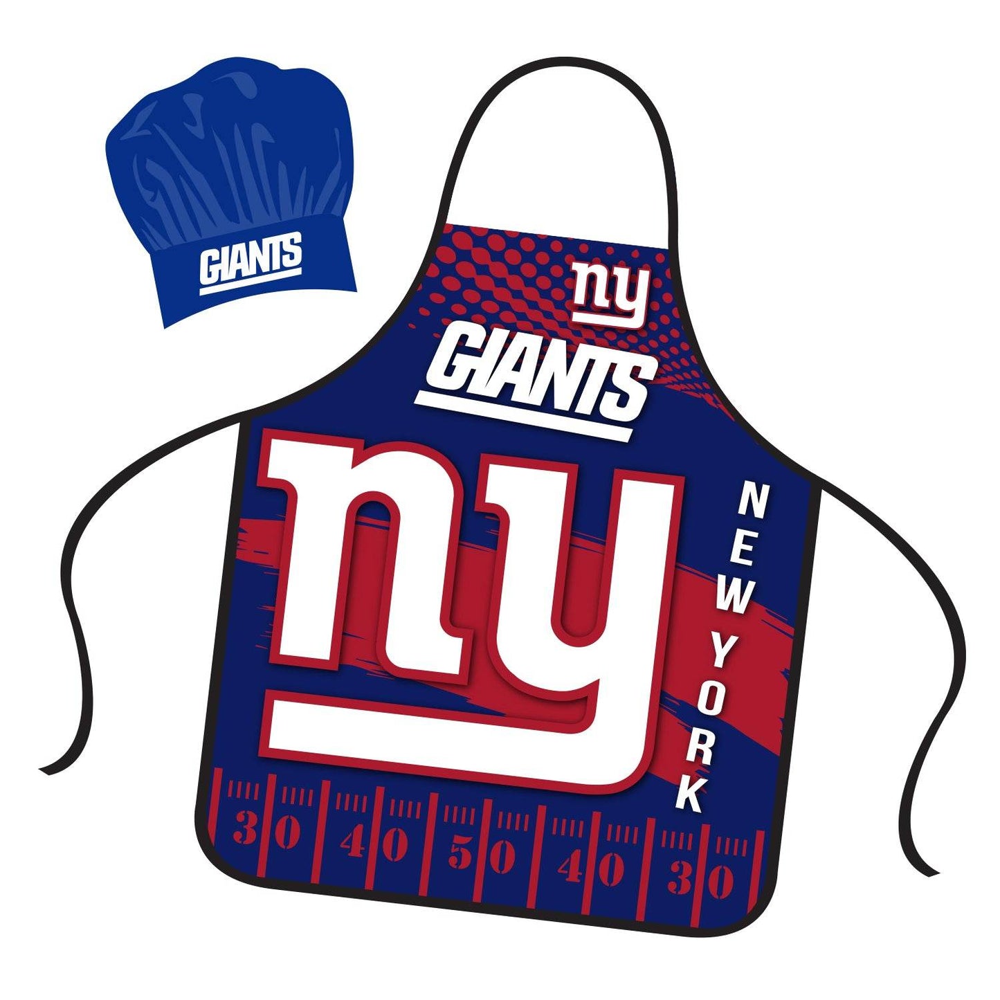 New York Giants Officially Licensed Chef Hat And Apron Set - ToylandEU