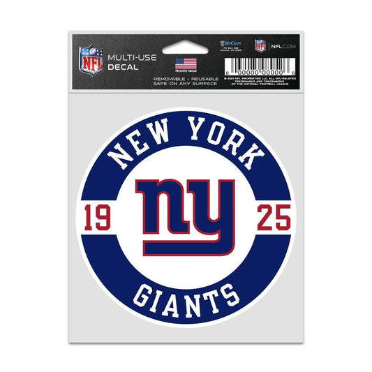 New York Giants Patch Decal 3.75x5 Inches Fan Wincraft - ToylandEU