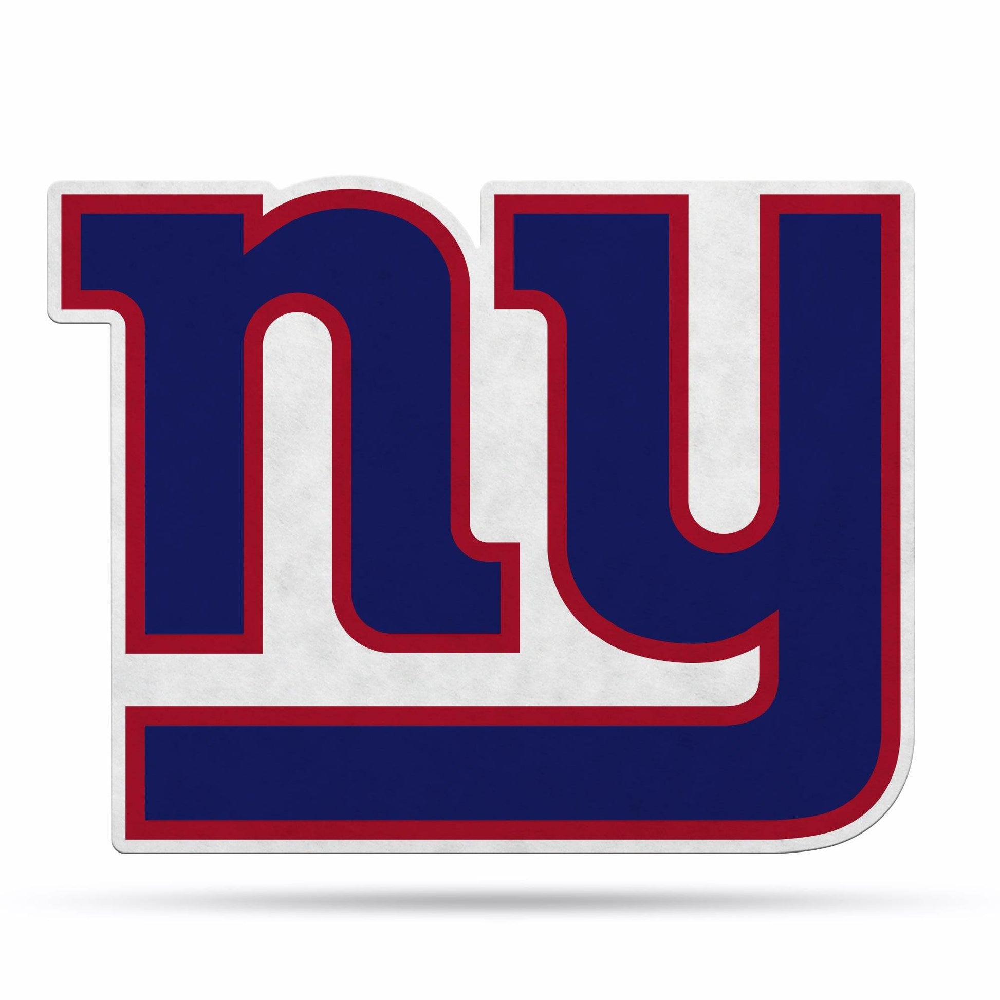 New York Giants Pennant Shape Cut Logo Design Felt Decor - ToylandEU