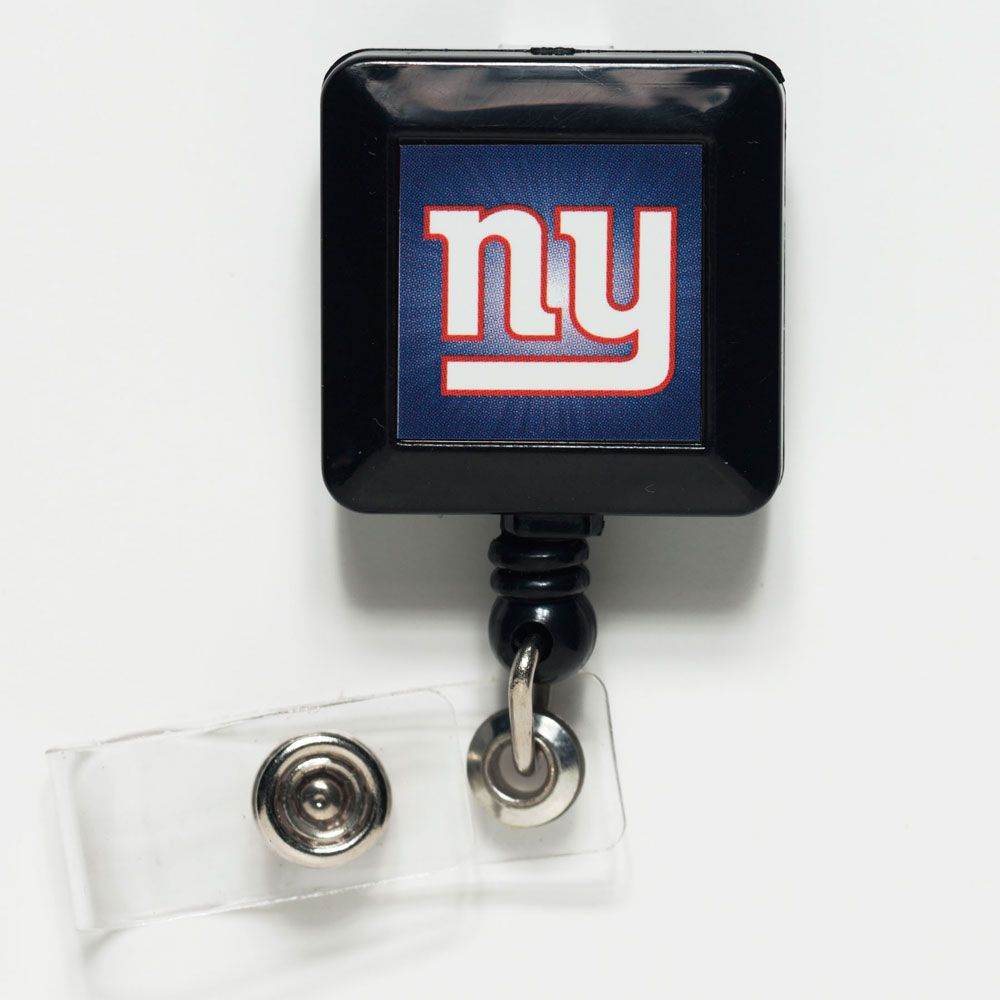 New York Giants Retractable Badge Holder Square Clip - ToylandEU