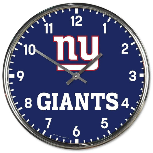  New York Giants Round Chrome Wall Clock -  ToylandEU™
