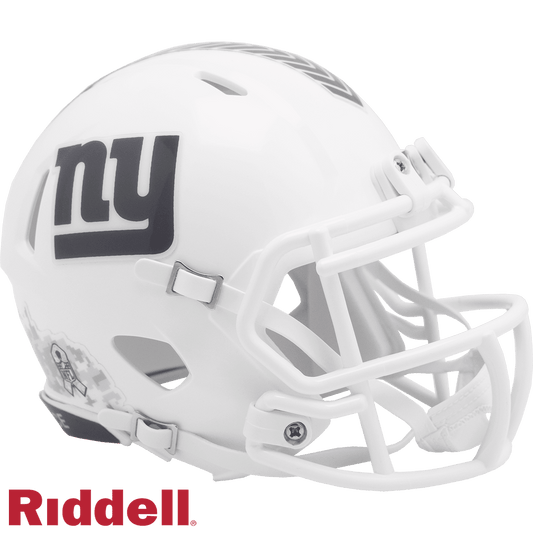 New York Giants Salute to Service Mini Speed Helmet 2024 - ToylandEU