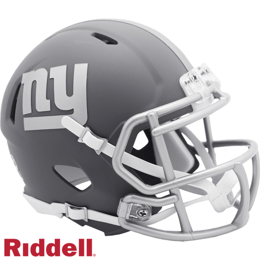 New York Giants Slate Mini Speed Helmet Riddell Replica - ToylandEU