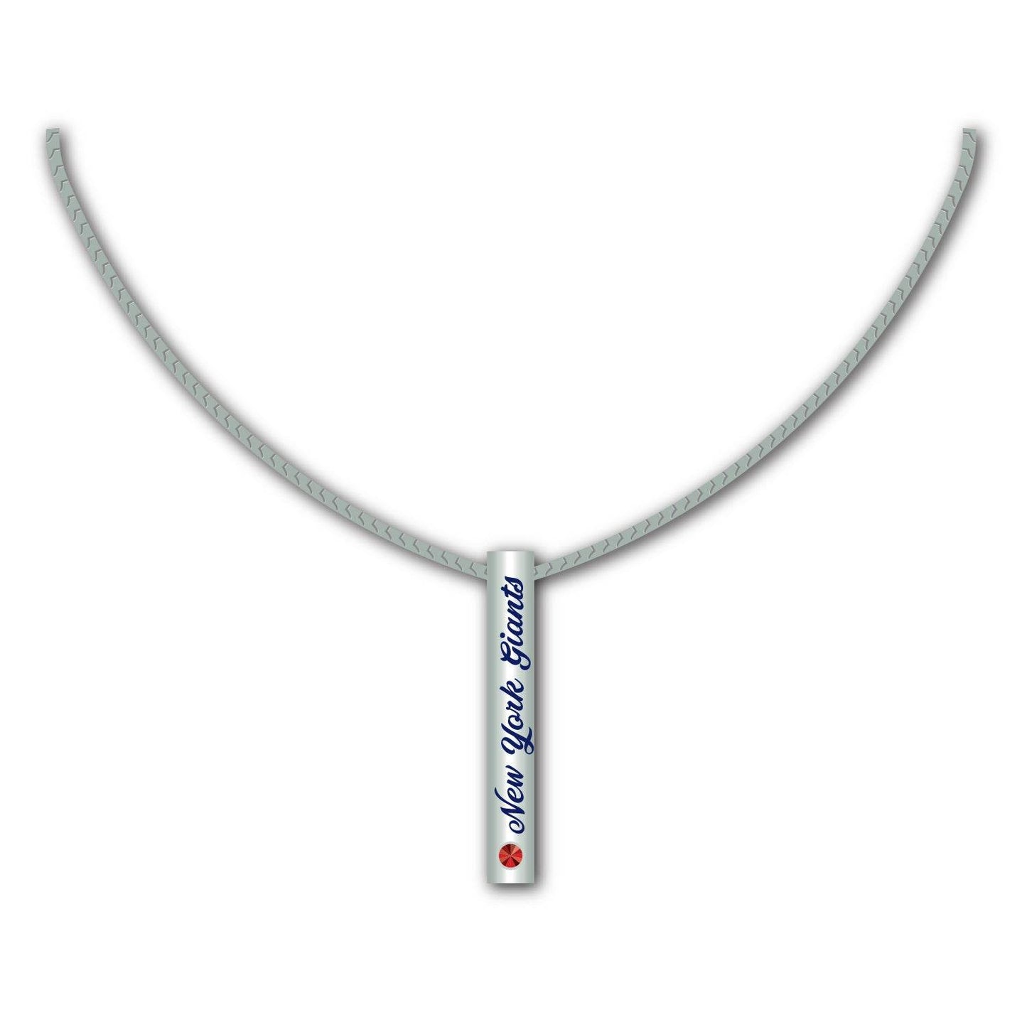 New York Giants Sterling Silver Bar Necklace For Fans - ToylandEU