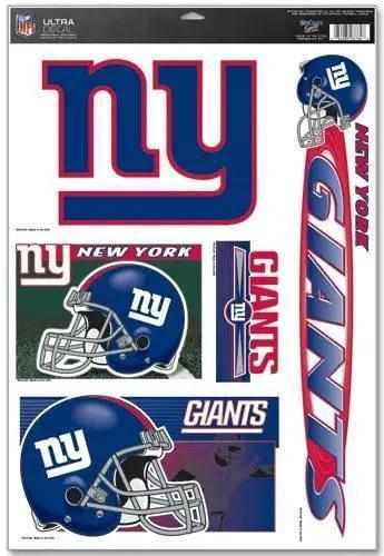  New York Giants Ultra Decals 11x17 Officially Licensed -  ToylandEU™