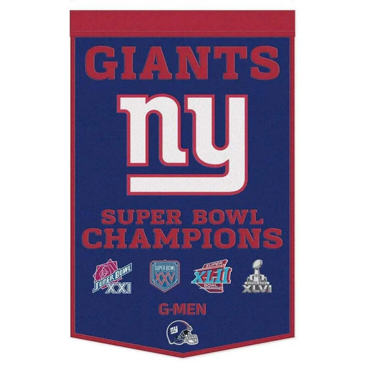  New York Giants Wool Banner 24x38 Dynasty Champ Design -  ToylandEU™