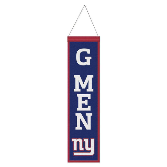 New York Giants Wool Banner 8x32 Heritage Slogan Design - ToylandEU