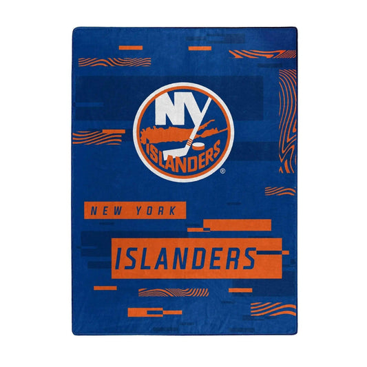  New York Islanders Raschel Throw Blanket 60x80 Pattern -  ToylandEU™