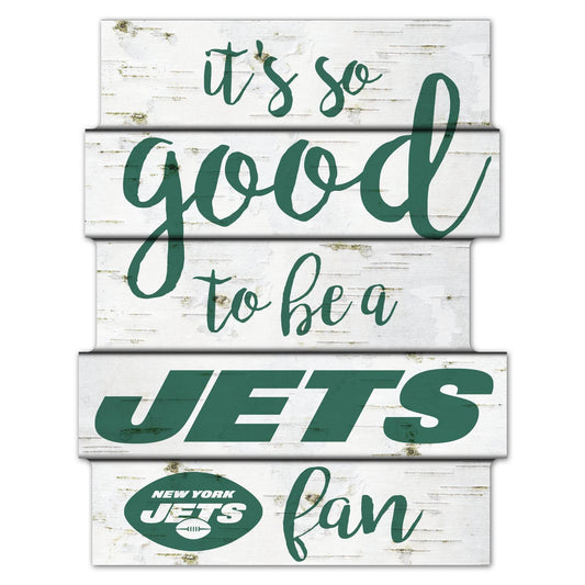 New York Jets 11x14 Wood Sign Official Good To Be A Fan - ToylandEU
